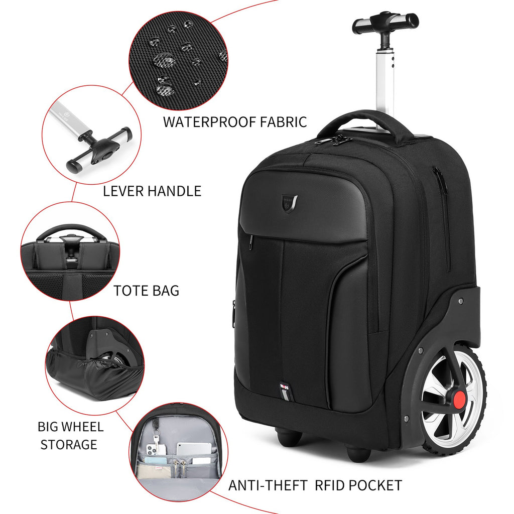 Business-Trolley-Rucksack mit Laptopfach · 20 Zoll