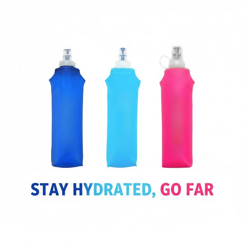 Faltbare Wasserflasche 600 ml