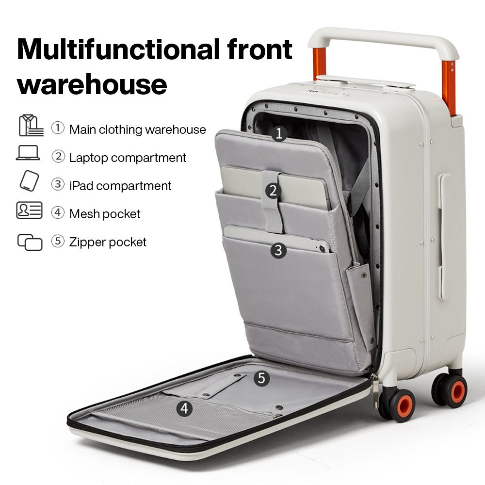 Hartschalen-Trolley Handgepäck 20" · breiter Griff · 4 Rollen