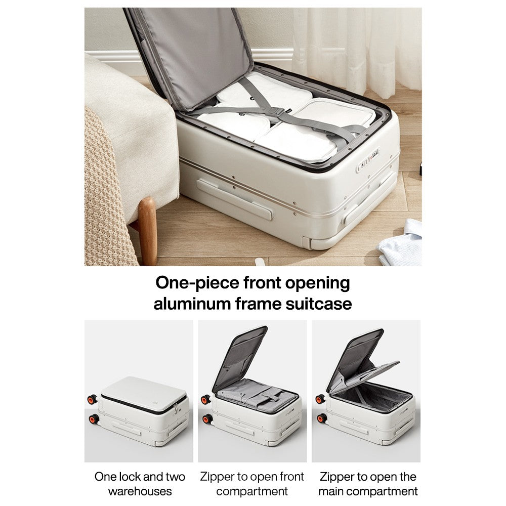 Hartschalen-Trolley Handgepäck 20" · breiter Griff · 4 Rollen