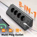 Steckdosenleiste mit Einzelschaltern · EU-Stecker